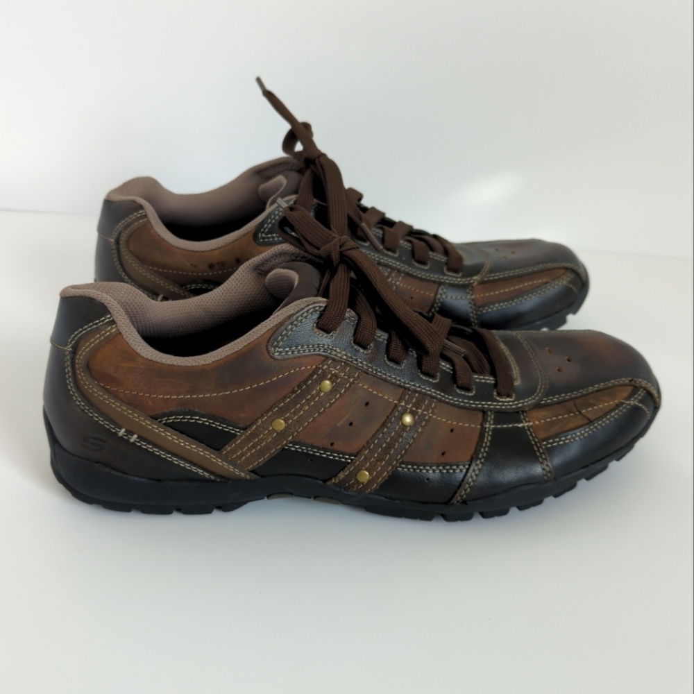 Sketchers USA - City Walk Meteox Batum Oxford Shoes - Men's Size 11 - Leather